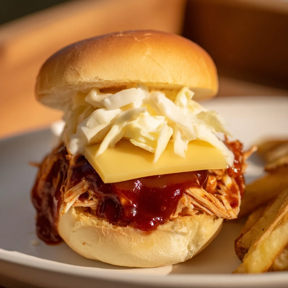 Juicy BBQ Chicken Sliders