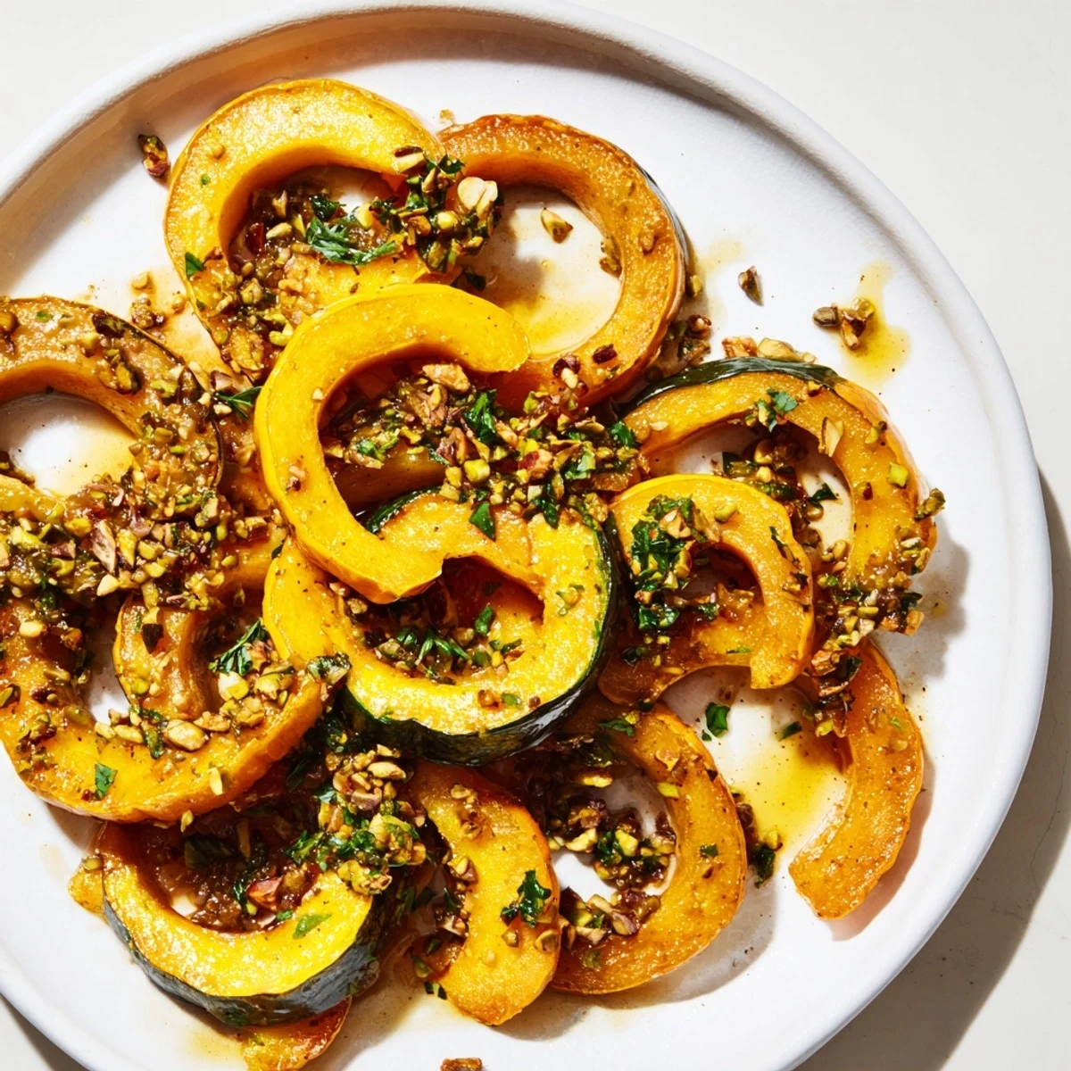 Baked Delicata Squash Rings