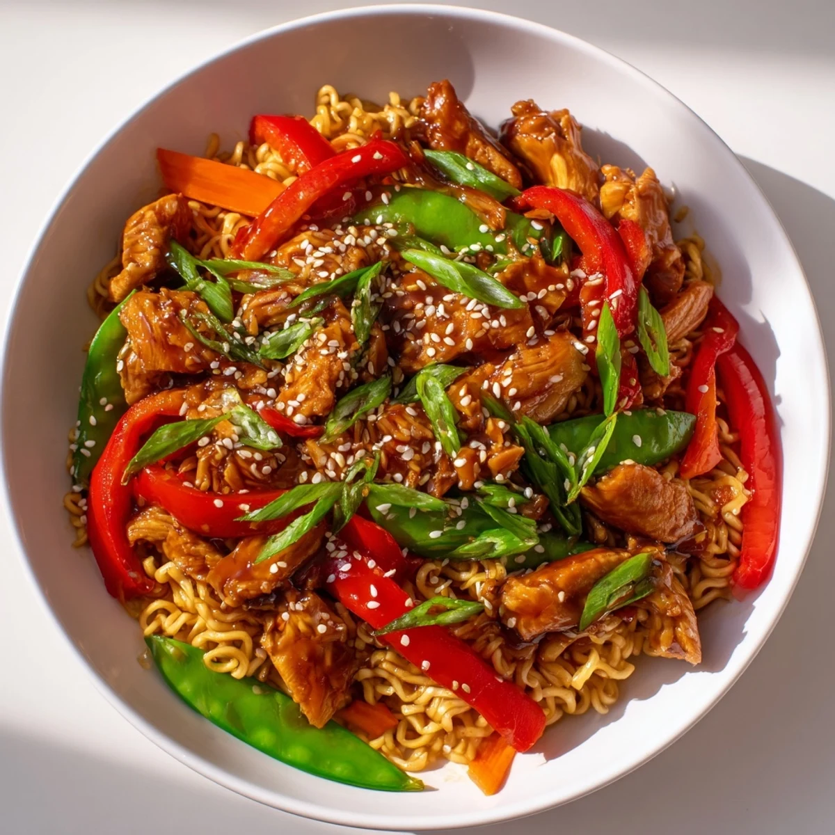 Sheet-Pan Crispy Ramen Veggies