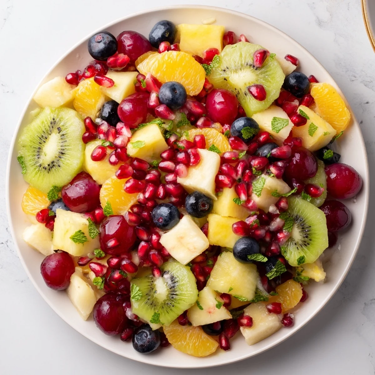 Freshly assembled Three Kings Royal Fruit Platter, perfect refreshing dessert for your celebration.