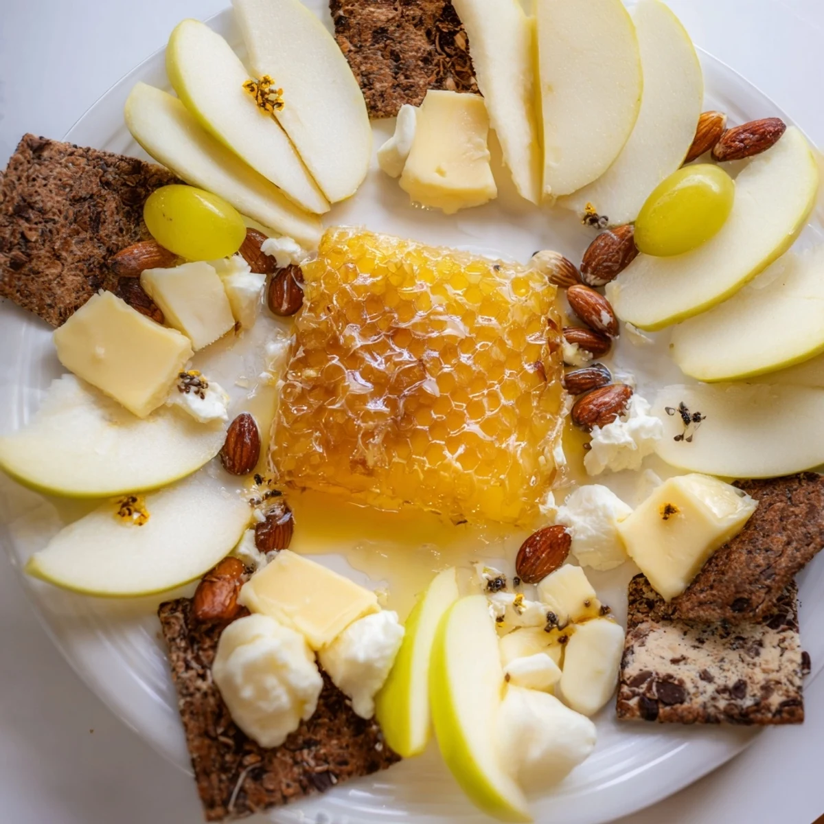 Busy Bee Honeycomb Snack Plate