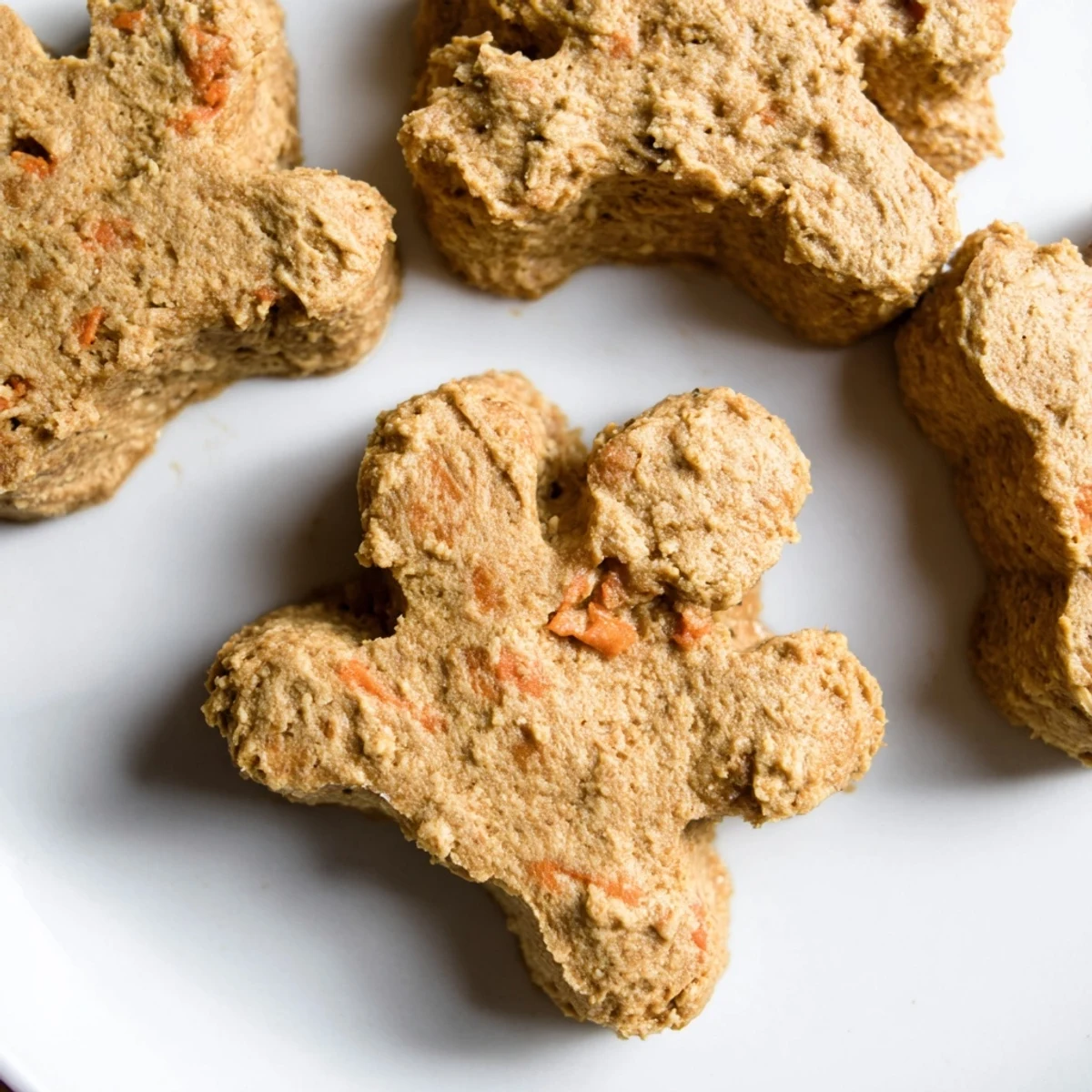 Golden-brown Friendly Dog Paw Treats, freshly baked and ready to reward your best friend.