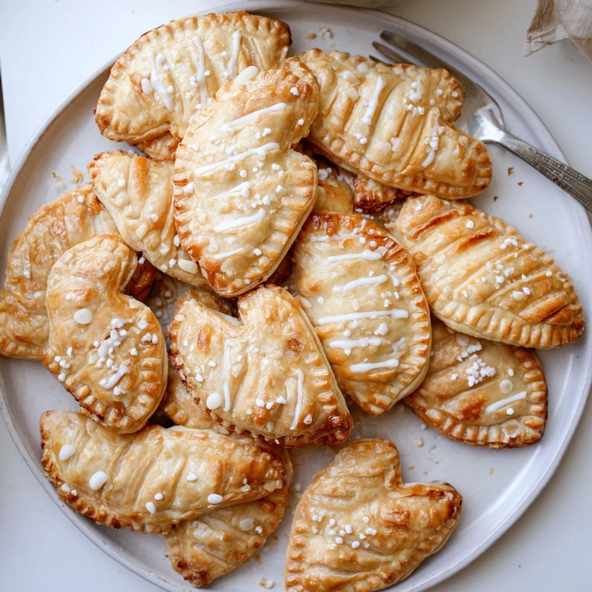 These festive Mitten Shaped Hand Pies feature a spiced apple filling, ideal for cold, delicious winter dessert.