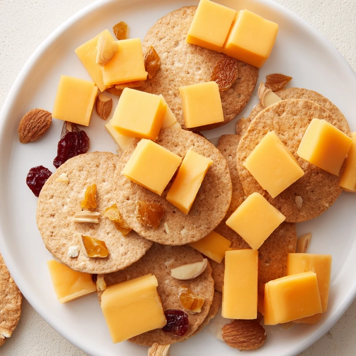 Easy Work From Home Desk Treat stacked with cheese and garnishes, perfect for a quick snack break.