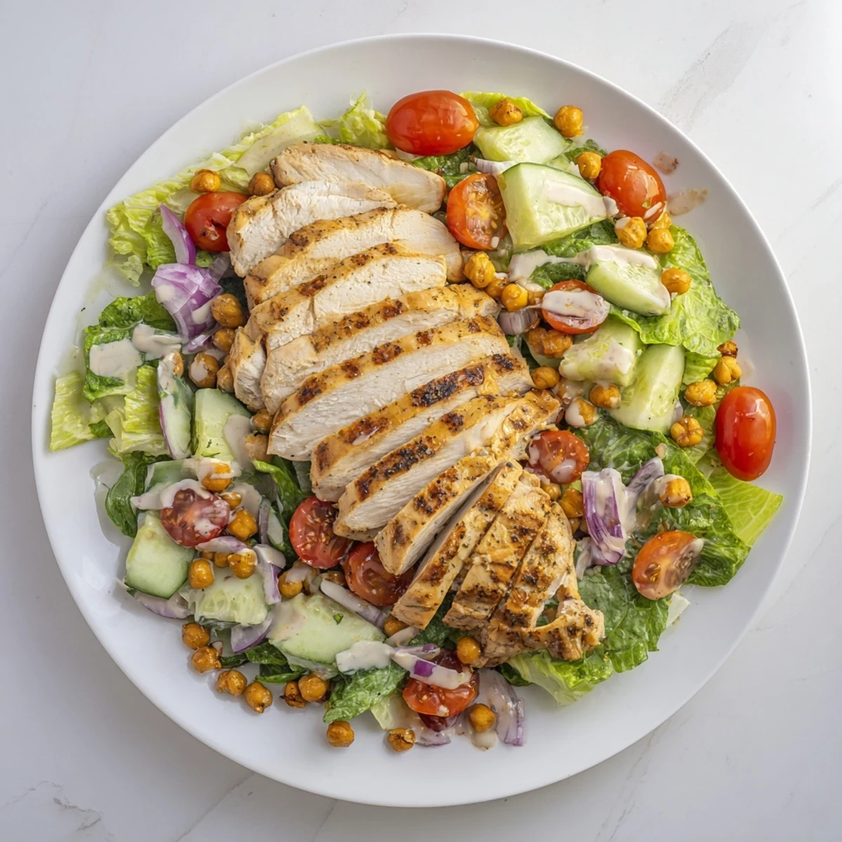 Chicken Caesar Pasta-less Bowl