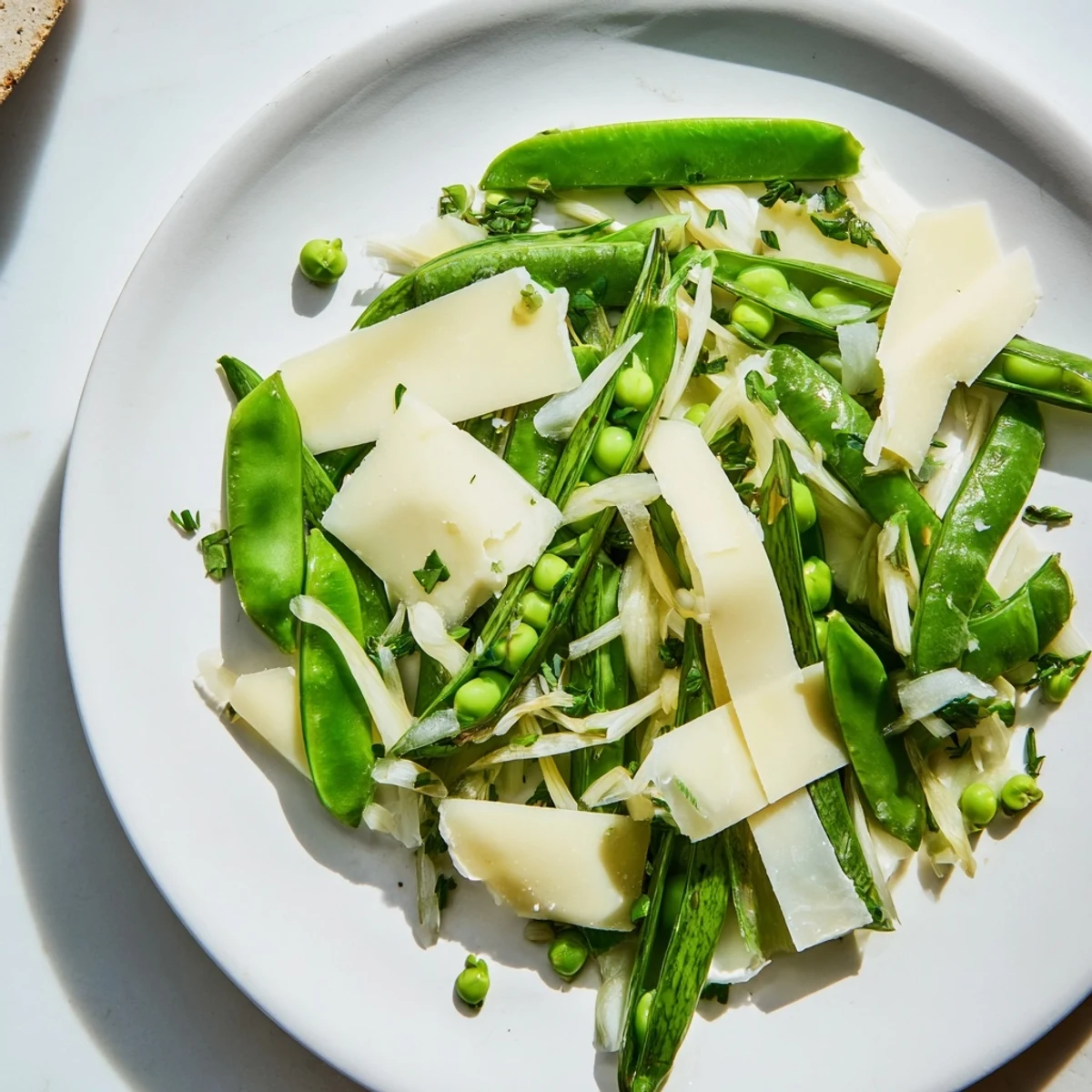 This The English Ivy salad features a lovely tangle of vegetables, a vegetarian delight.