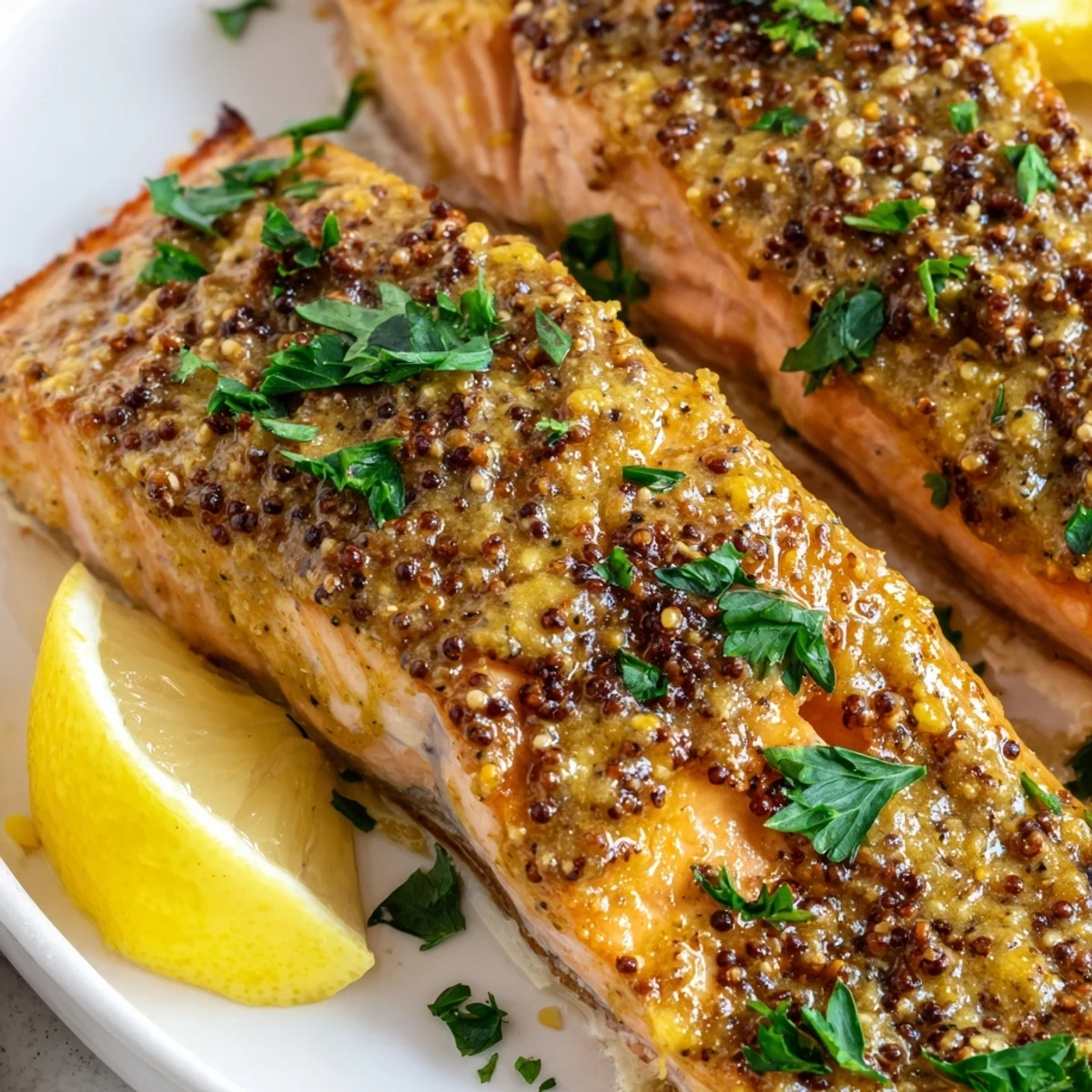 Honey Mustard Salmon Fillets