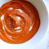 A close-up of the vibrant Instant Creamy Marinara Hack, the butter fully melted, enticing aromas.