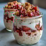 Strawberry Cheesecake Overnight Oats
