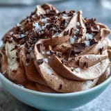 Light and airy Greek yogurt mousse blended with cocoa, vanilla, and a hint of sea salt for a high-protein treat.