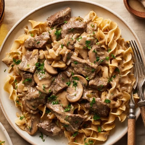 One-Pot Beef Stroganoff