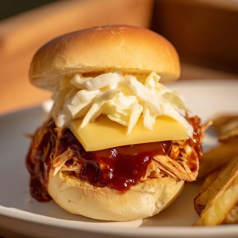 Juicy BBQ Chicken Sliders