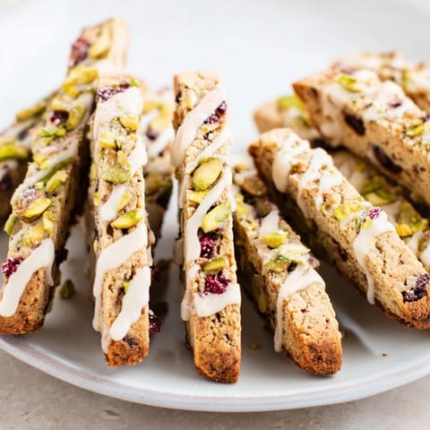 White Chocolate Cranberry Biscotti