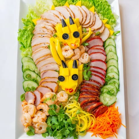 Lunar New Year Dragon Platter