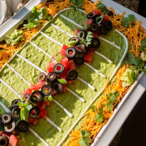 Football Field Layered Dip
