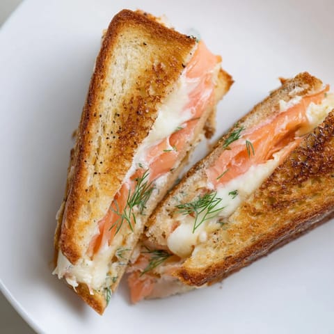 Smoked Salmon Grilled Cheese