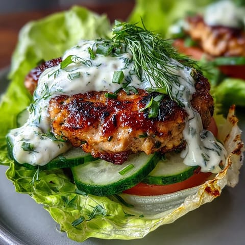 Lightened-Up Turkey Burger Wraps