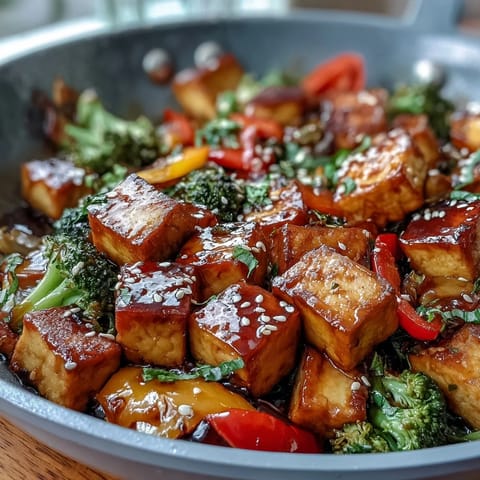 Vegan Teriyaki Tofu Stir-Fry