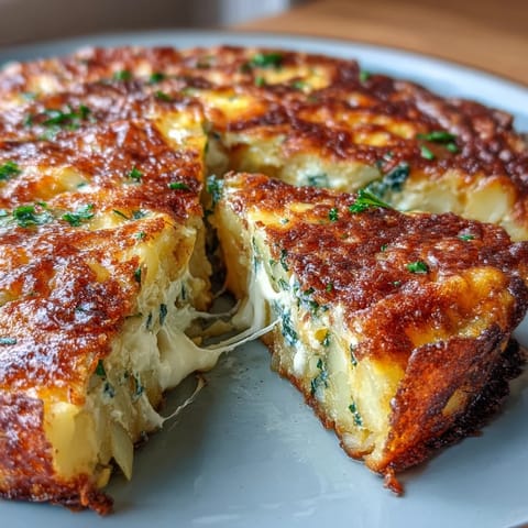 Spring Onion Potato Frittata