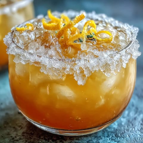 Golden limoncello liqueur made from organic lemons, sugar syrup, and pure grain alcohol, served chilled in frosted glasses for a bright citrus finish.