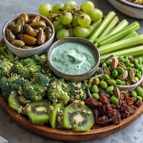 St Patricks Green Snacks Board