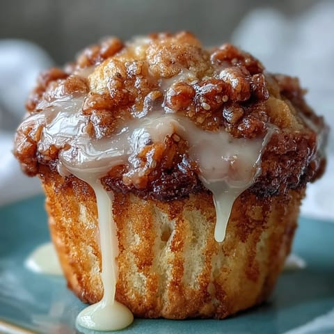Fluffy lemon poppy seed muffins topped with a tangy citrus glaze, perfect for a bright spring brunch table.