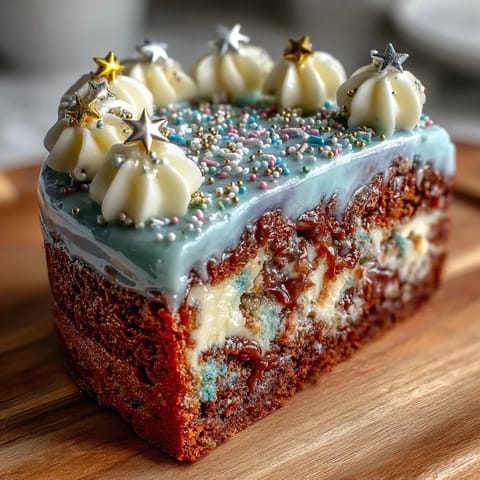 Celebrate with a stunning Galaxy Graduation Cake, featuring marbled buttercream and edible gold star accents.  