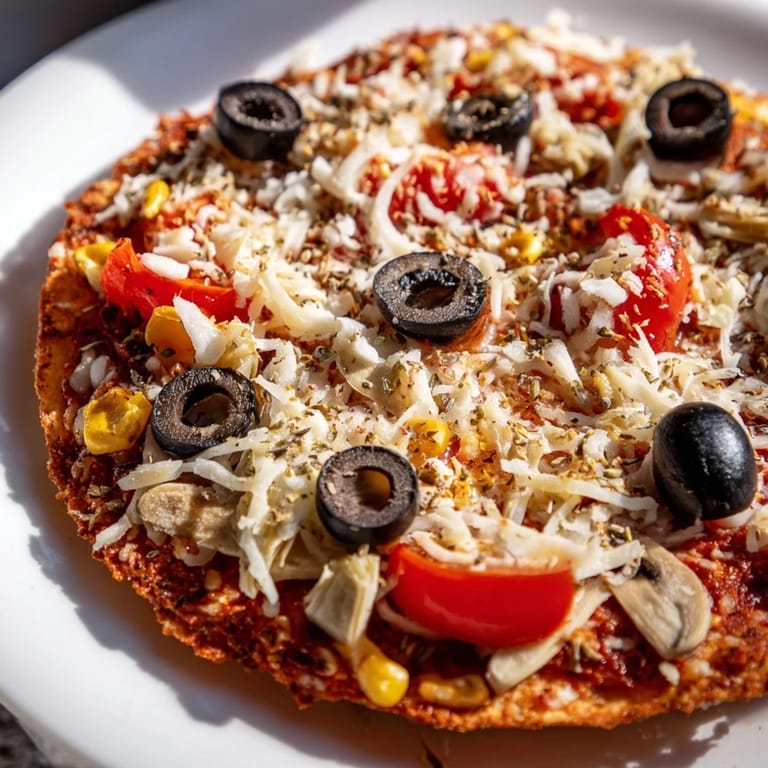 Crispy tortilla pizza, showcasing melted cheese and colorful toppings, perfect for a quick dinner.
