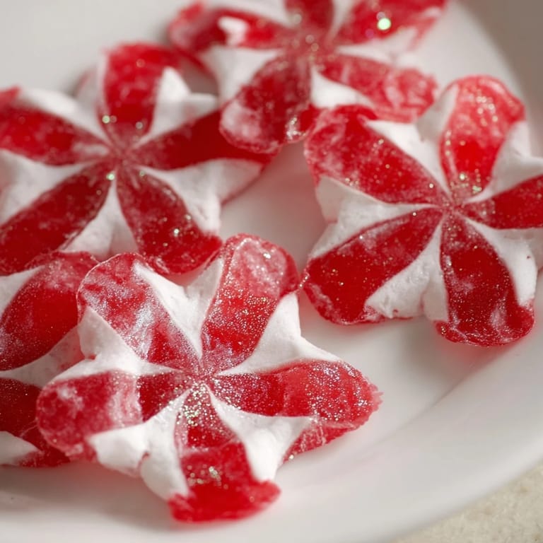 See vividly formed Express Peppermint Candy Bows, a beautiful, colorful, and homemade sweet treat.