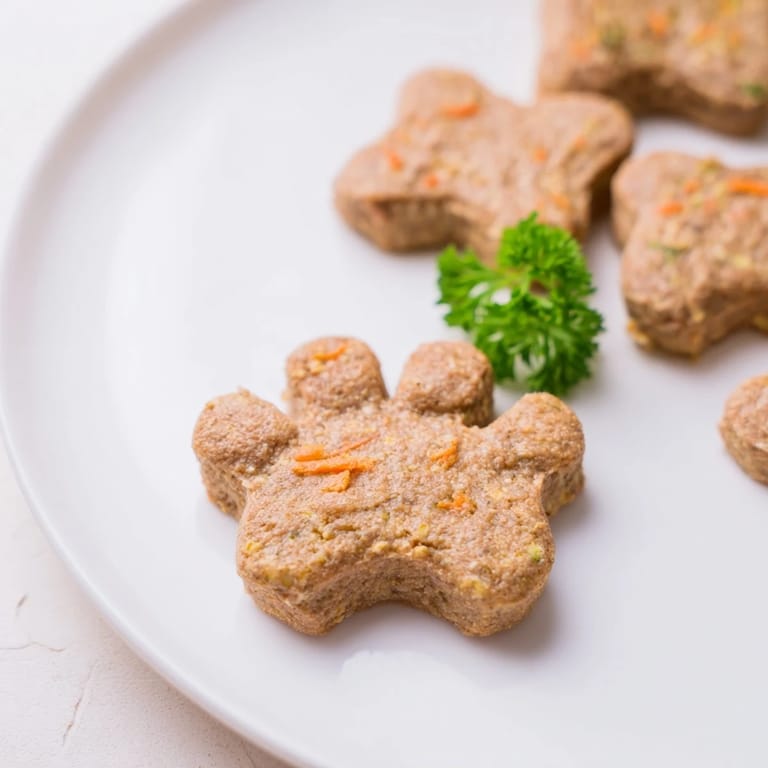 Homemade Friendly Dog Paw Treats, paw-shaped and delicious, are a fun, healthy snack option.