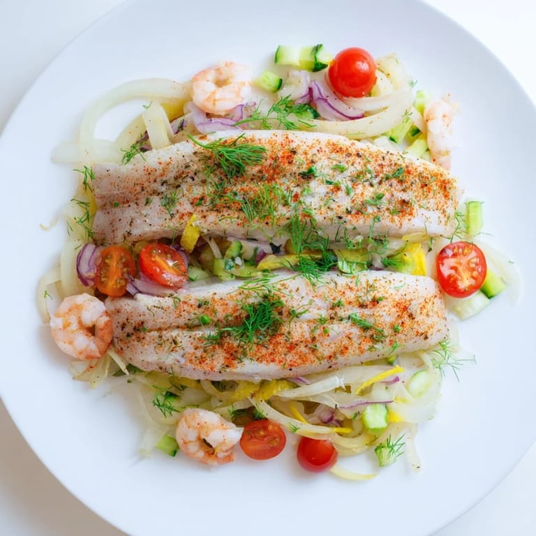 This Plongeons dans l'Océan Poisson Bleu features succulent bluefish baked to perfection with colorful vegetables.