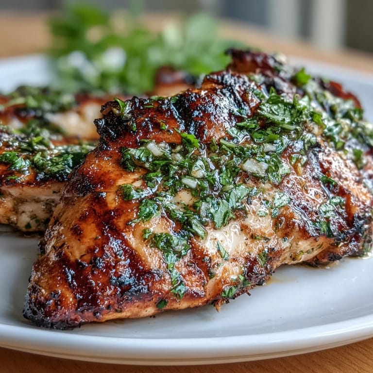 Tender grilled chicken infused with lime and cilantro, paired with a zesty corn and black bean salad for a wholesome, satisfying meal.