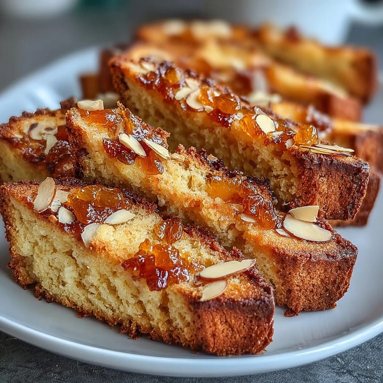 Crisp biscotti slices with vibrant orange flavor and chewy candied fruit, a classic Italian treat.