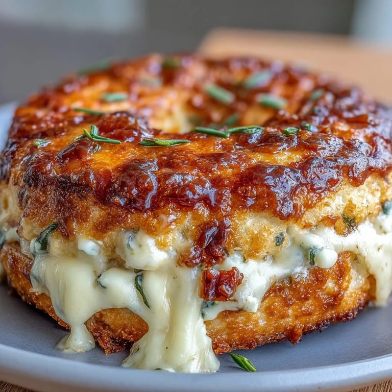 Golden-baked protein bagels loaded with sharp cheddar and fresh jalapeños, ideal for a savory morning boost.