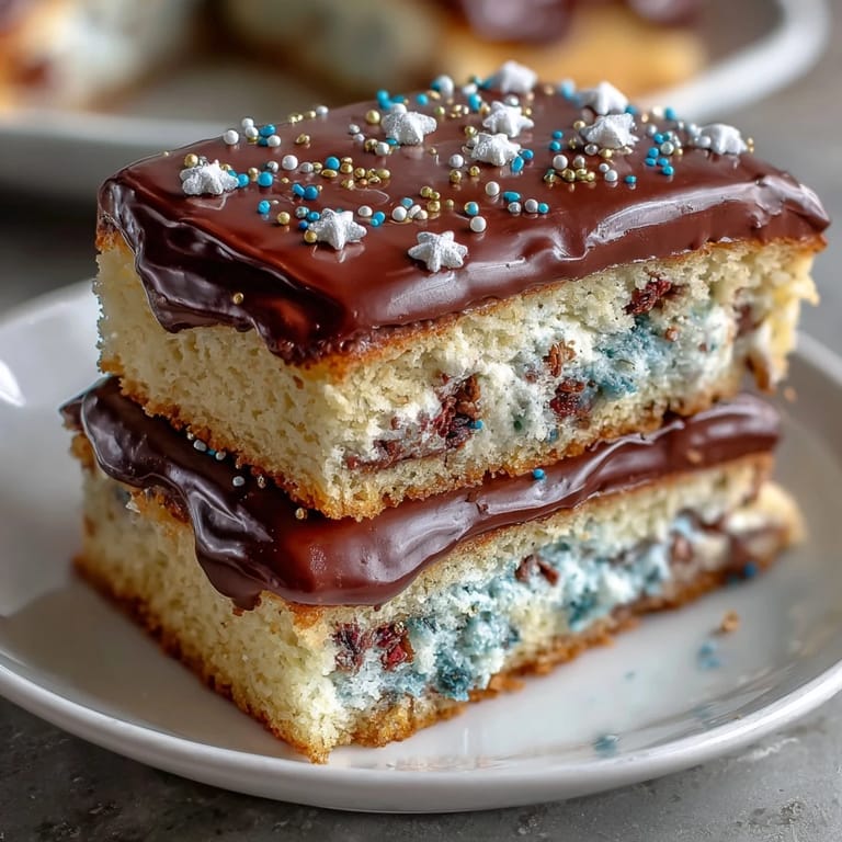 Showstopping Galaxy Graduation Cake with swirling galaxy colors and edible silver stars for a festive dessert.