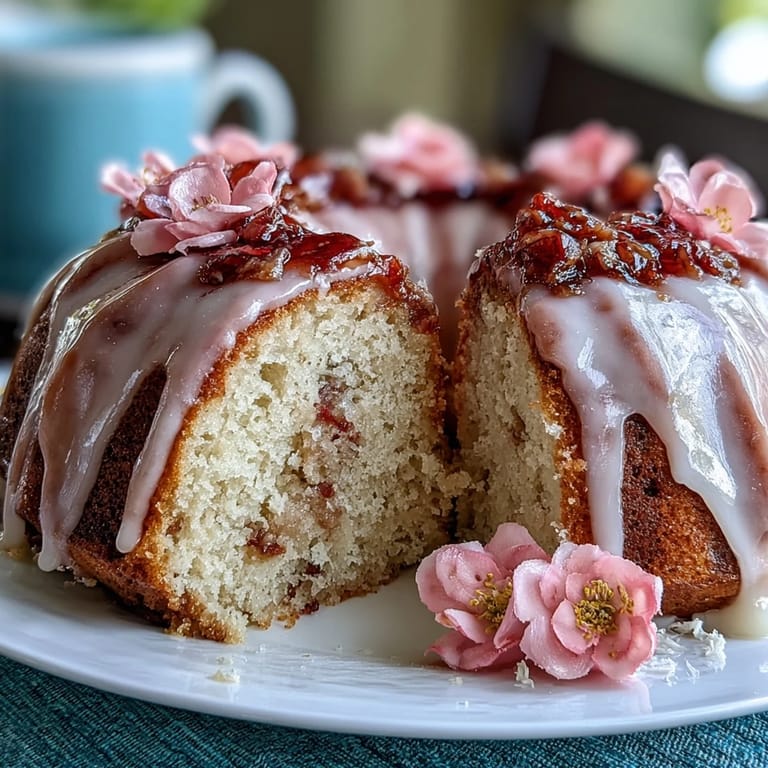 Elegant Mothers Day dessert featuring soft vanilla sponge, pink gradient buttercream, and fresh floral decorations.