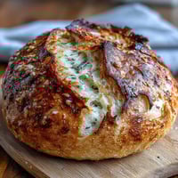 Homemade sourdough pizza dough with bubbly crust and golden edges, ready for your favorite toppings.