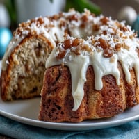 Adorable Easter bunny cake with coconut fur and jelly bean tail, perfect for spring celebrations and kids' parties.