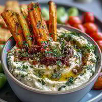 Vibrant snack cups with hummus and fresh veggies, perfect for healthy on-the-go munching.